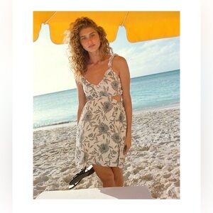 Abercrombie Floral Cut Out Dress NWT